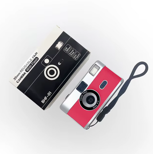 Keepsake 'Silver and Pink' Film Camera